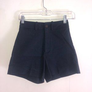 FRANK AND OAK GOOD COTTON NAVY SHORT